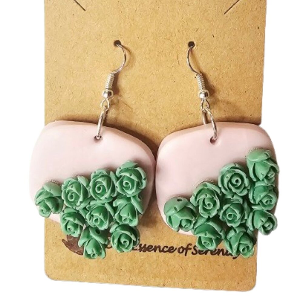 Bouquet of Roses Earrings-NWT-1.20 inches